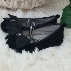 Adorable black and silver shoe